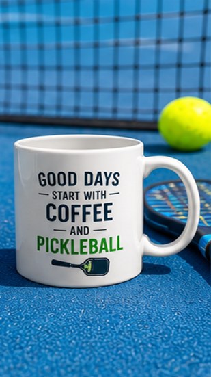 Custom outdoor sports club mug — full-colour sublimation